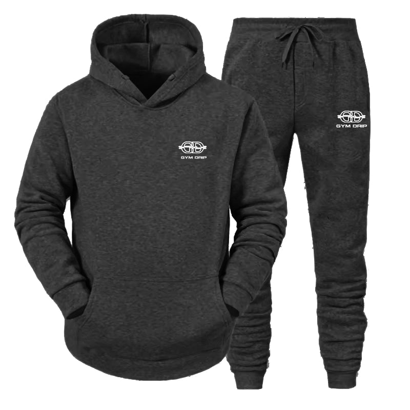 Men’s Zip-Up Track Suit – Sporty Design with Pockets & Adjustable Fit