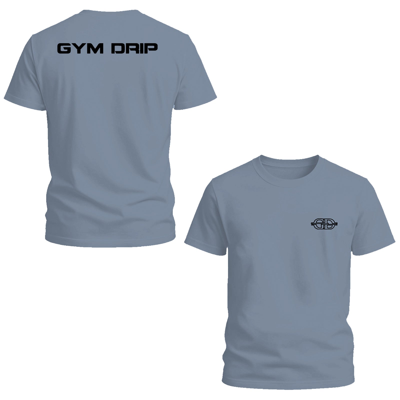 Plain Black T-Shirt | Soft Breathable Crew Neck Tee for Men