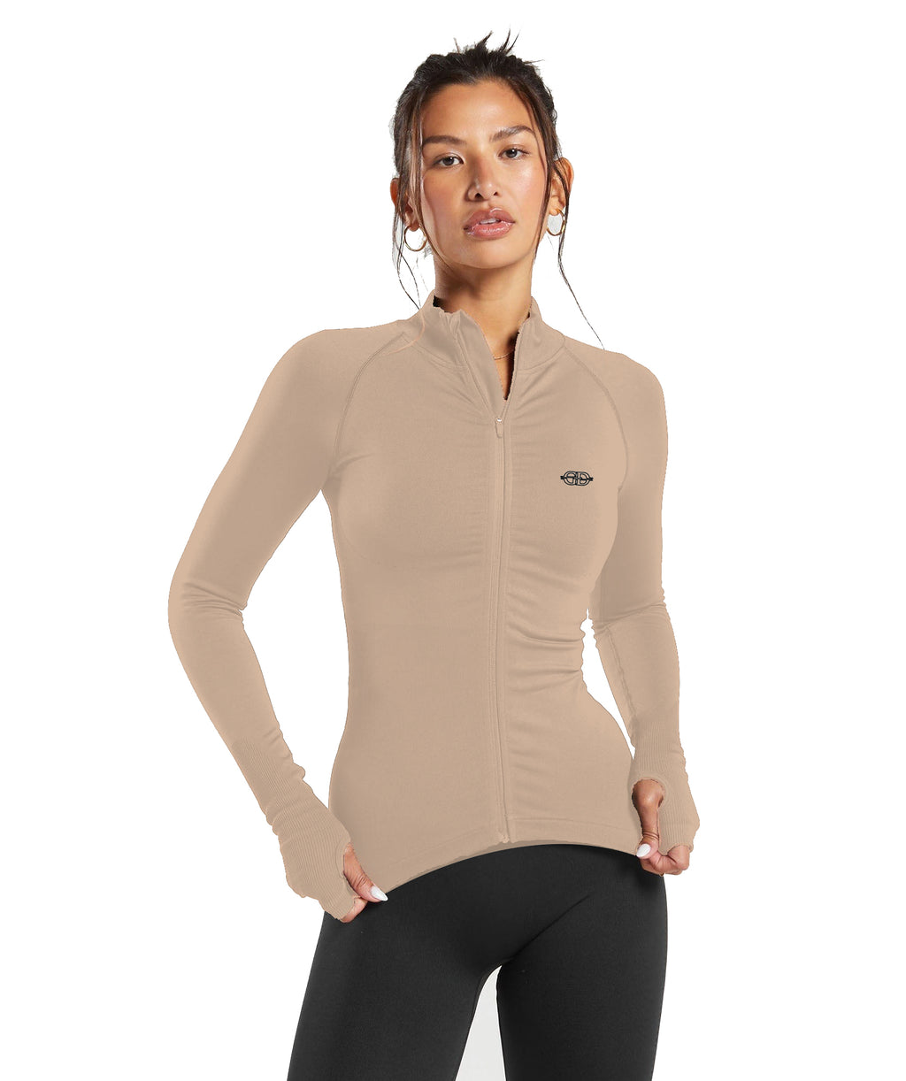 Stylish Women's Workout Jacket – Slim Fit, Quick-Dry & Ideal for Training