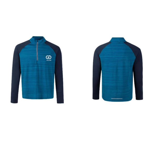 Lyder 2 Tone 1/4 Zip Ls Tee