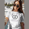 Gym Drip Women's Performance White T-Shirt