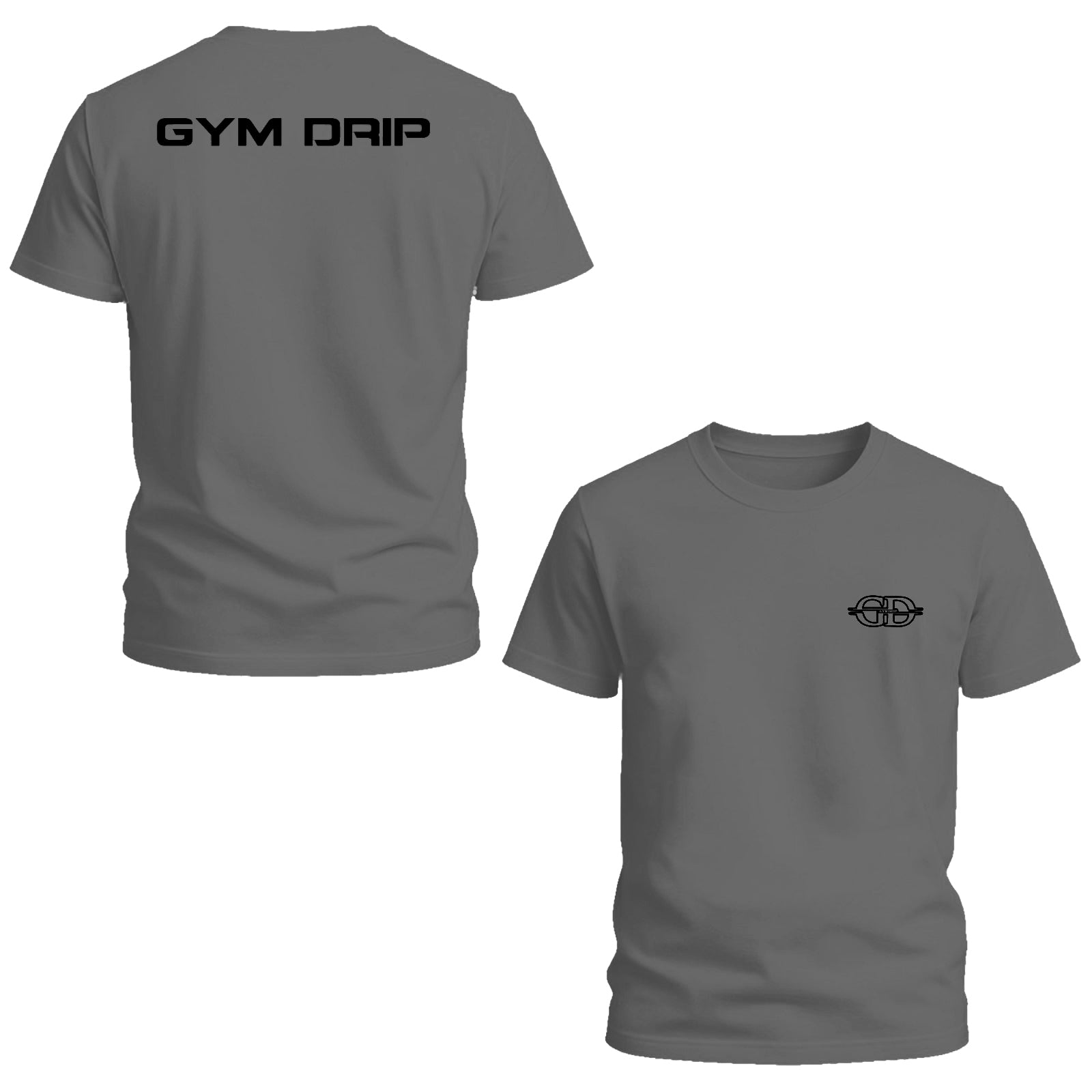 Plain Black T-Shirt | Soft Breathable Crew Neck Tee for Men