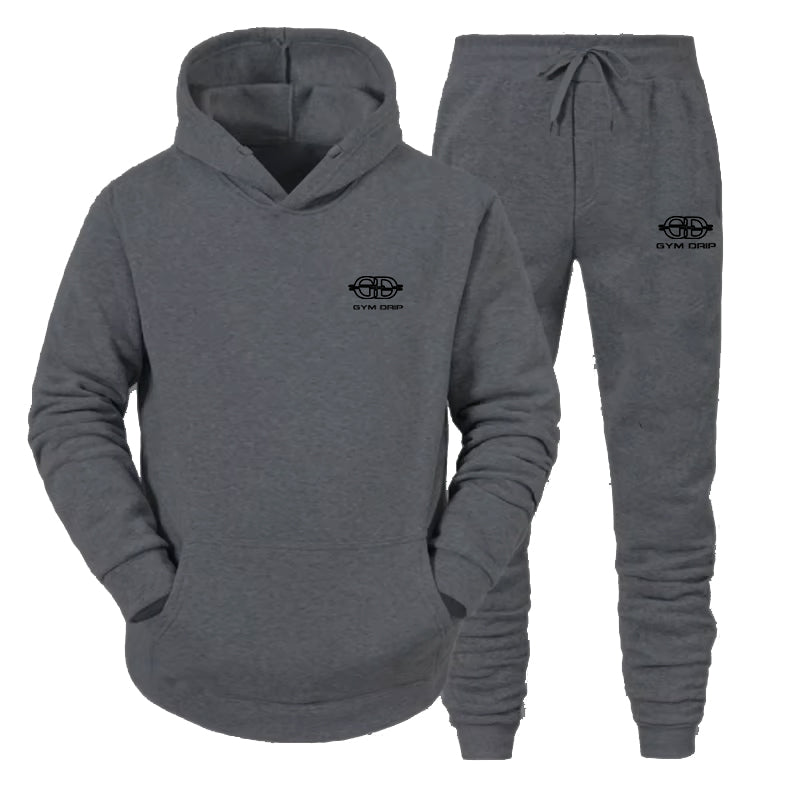 Men’s Zip-Up Track Suit – Sporty Design with Pockets & Adjustable Fit